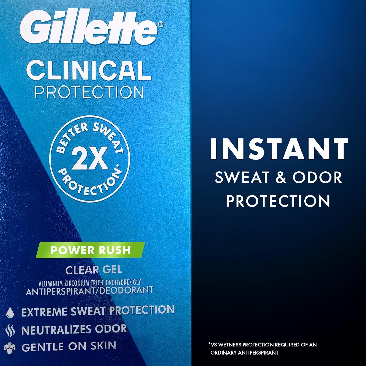Antitranspirante Gel Gillette Clinical 72h Protección Hombres 74.9g