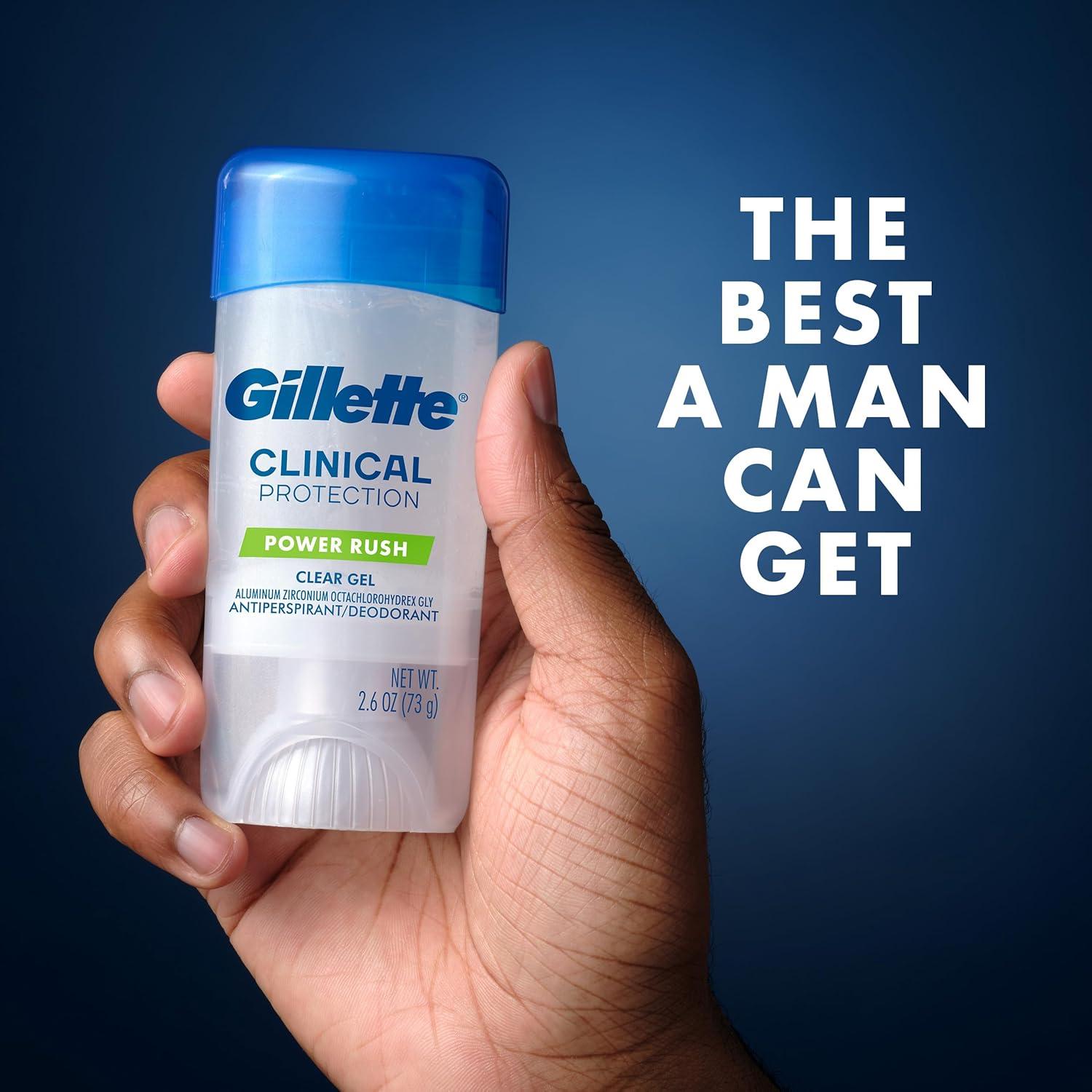 Antitranspirante Gel Gillette Clinical 72h Protección Hombres 74.9g