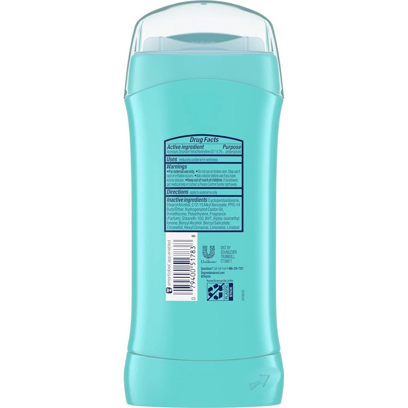 Desodorante Antitranspirante Degree Ultra Fresh 4 Unidades 74g