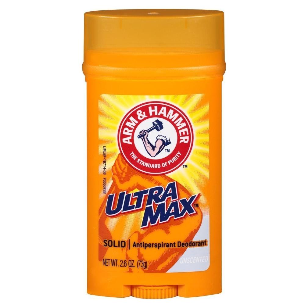 Desodorante Antiperspirante Sólido Arm & Hammer Ultramax 73.71 g