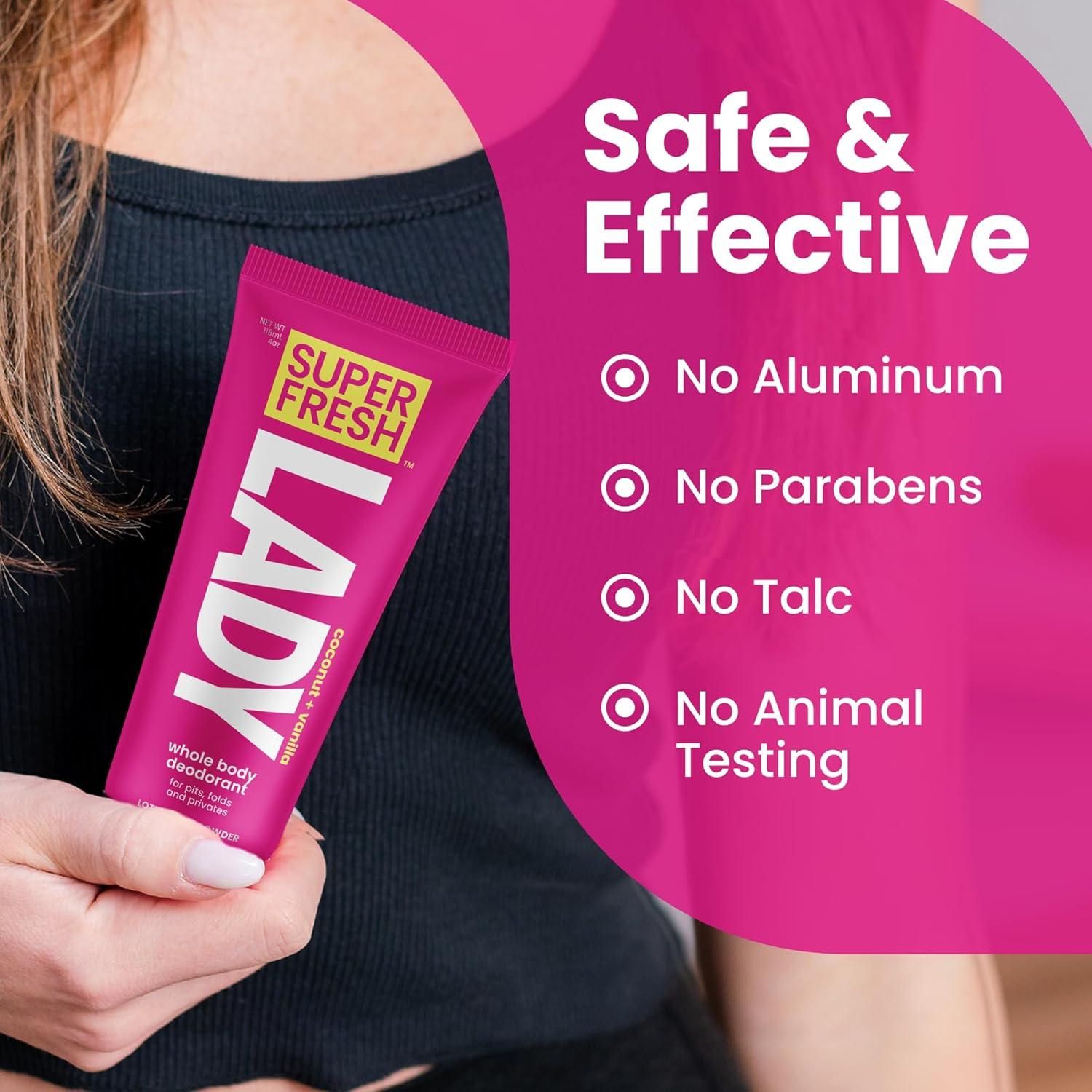 Desodorante en Polvo Corporal Super Fresh 113g Coco Vainilla