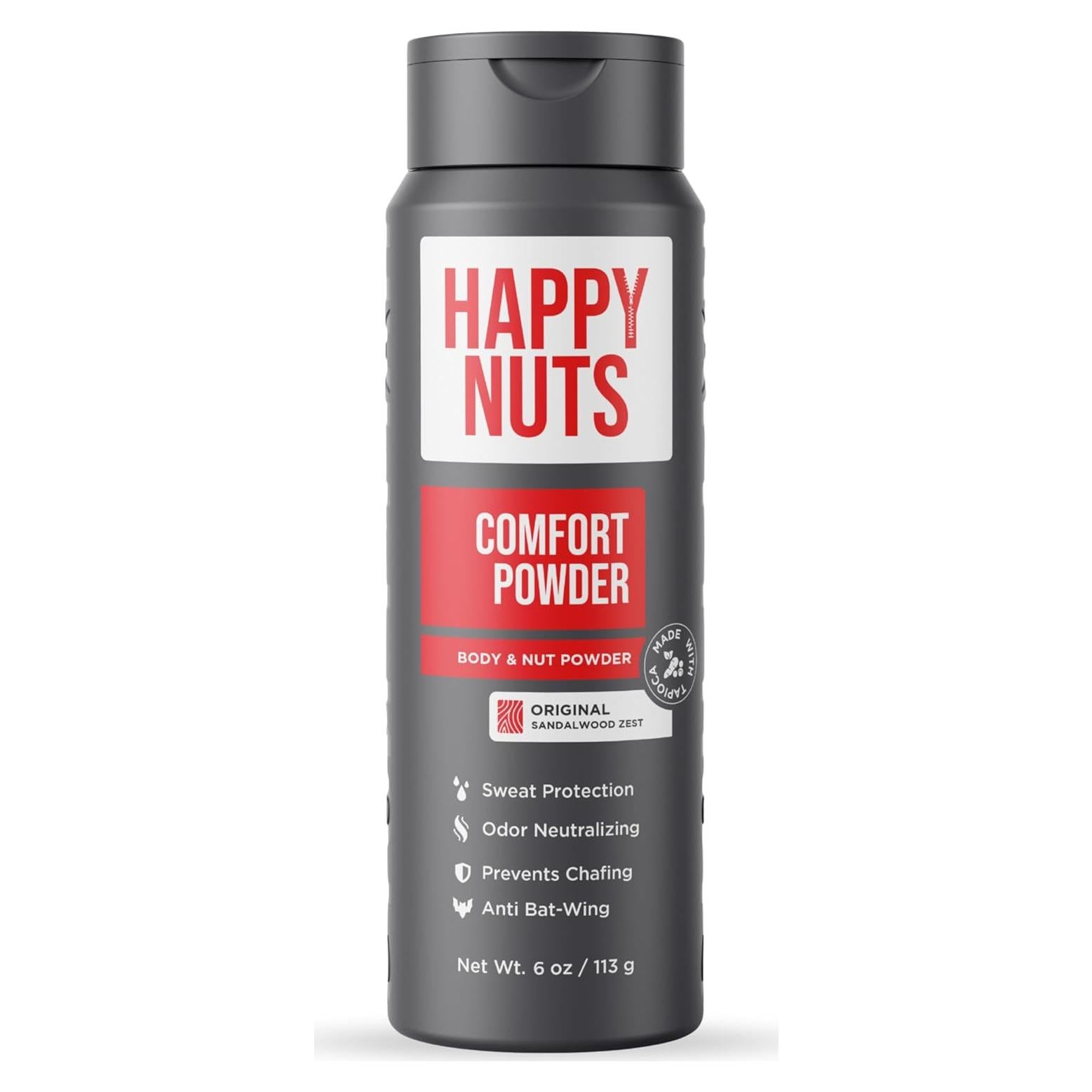 Polvo de Confort Happy Nuts 170g - Anti Rozaduras y Desodorante