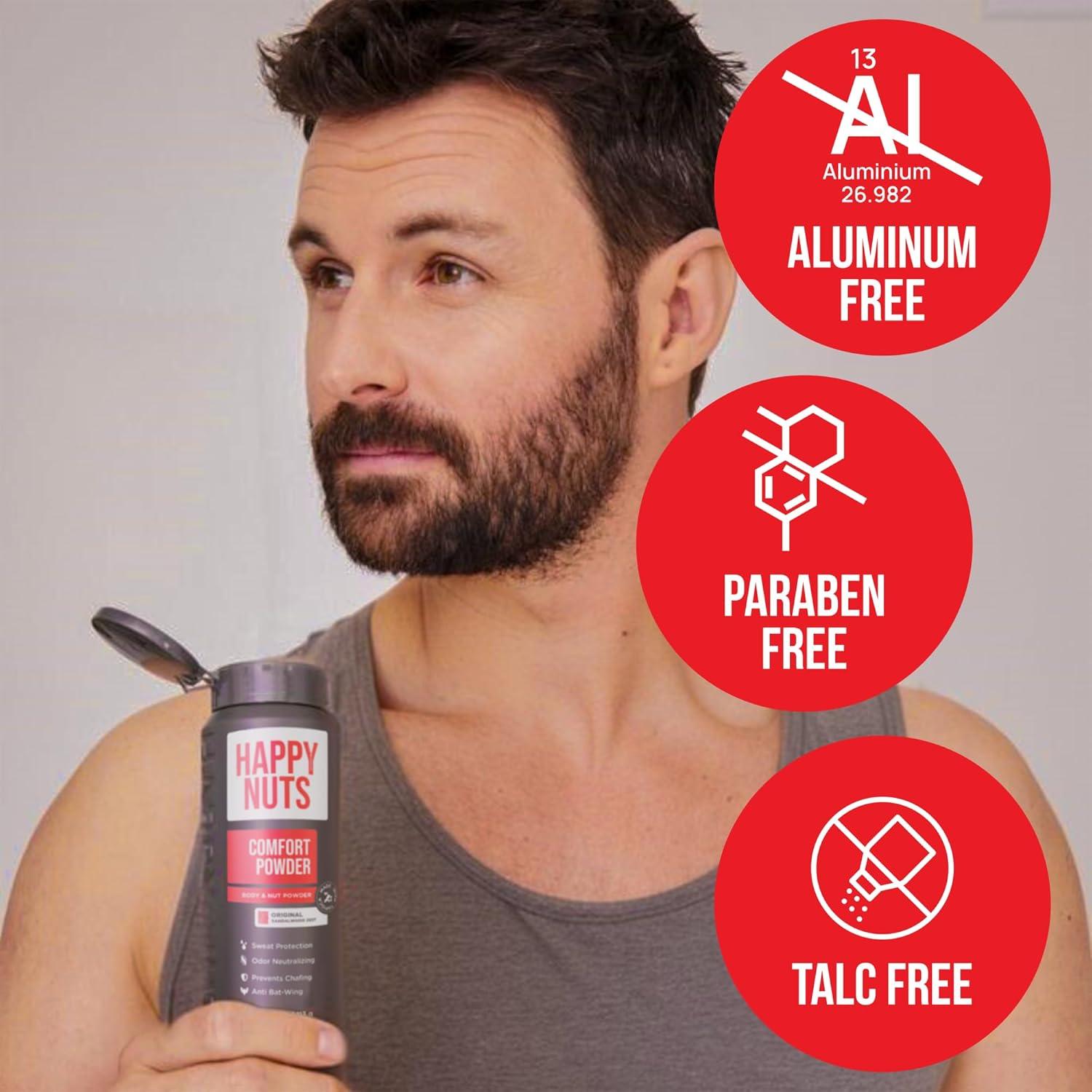 Polvo de Confort Happy Nuts 170g - Anti Rozaduras y Desodorante