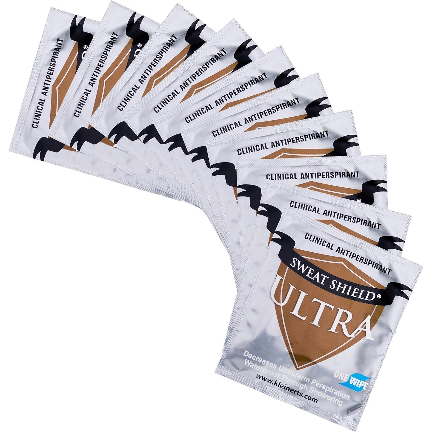 Toallitas Antitranspirantes Kleinert's Sweat Shield - 10 Unidades