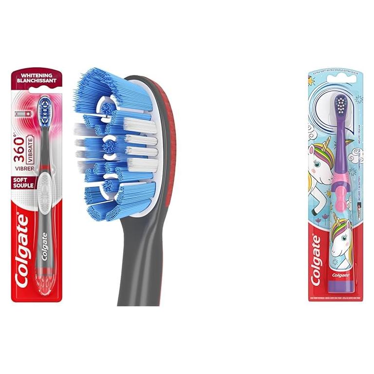 Cepillo de dientes sónico Colgate 360 Optic White y Unicornio