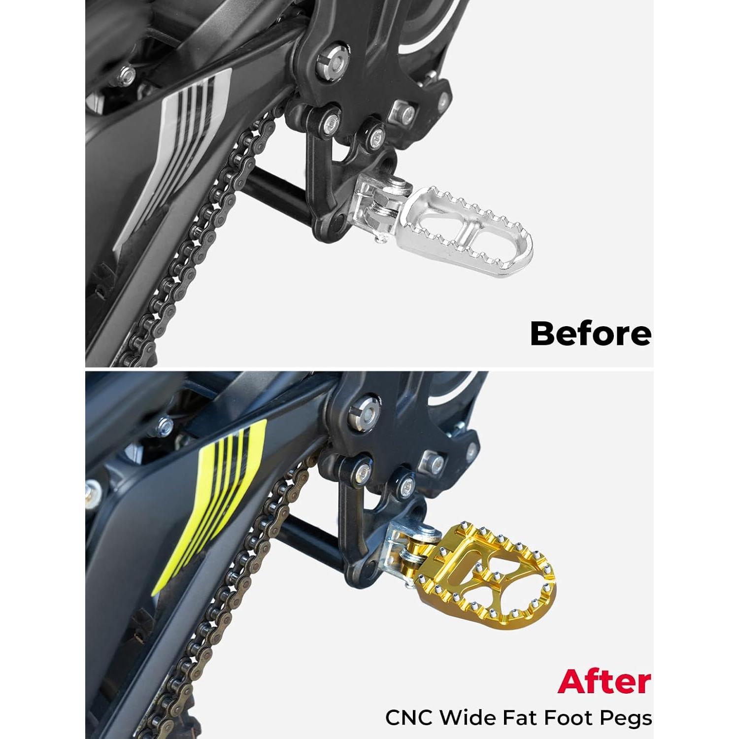 Reposapiés KEMIMOTO para Surron Talaria MX3 MX4 Dorado