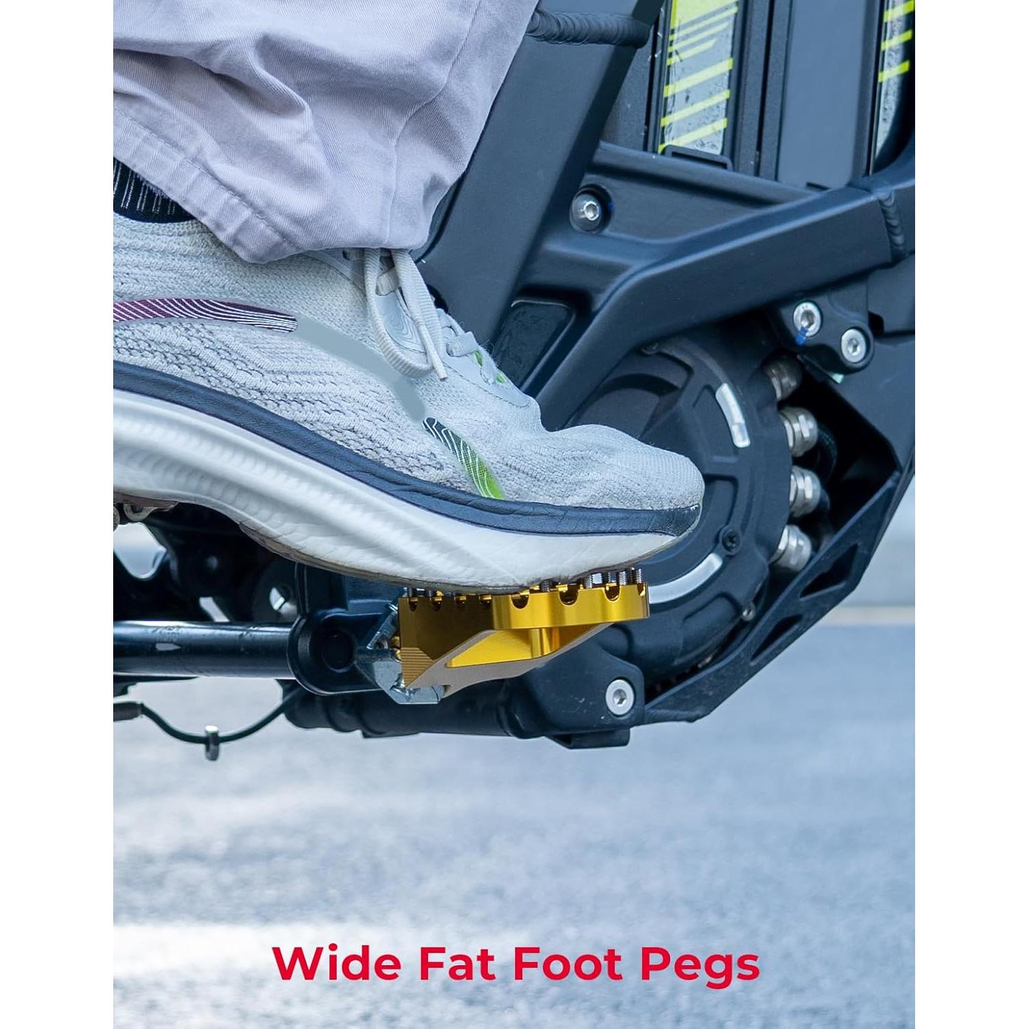 Reposapiés KEMIMOTO para Surron Talaria MX3 MX4 Dorado