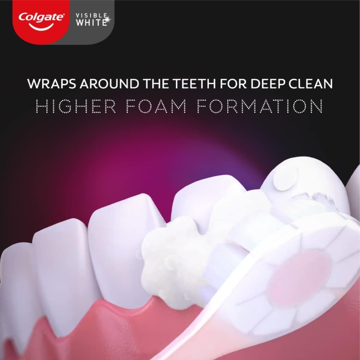 Cepillo de dientes manual Colgate Visible White O2 - 2 piezas