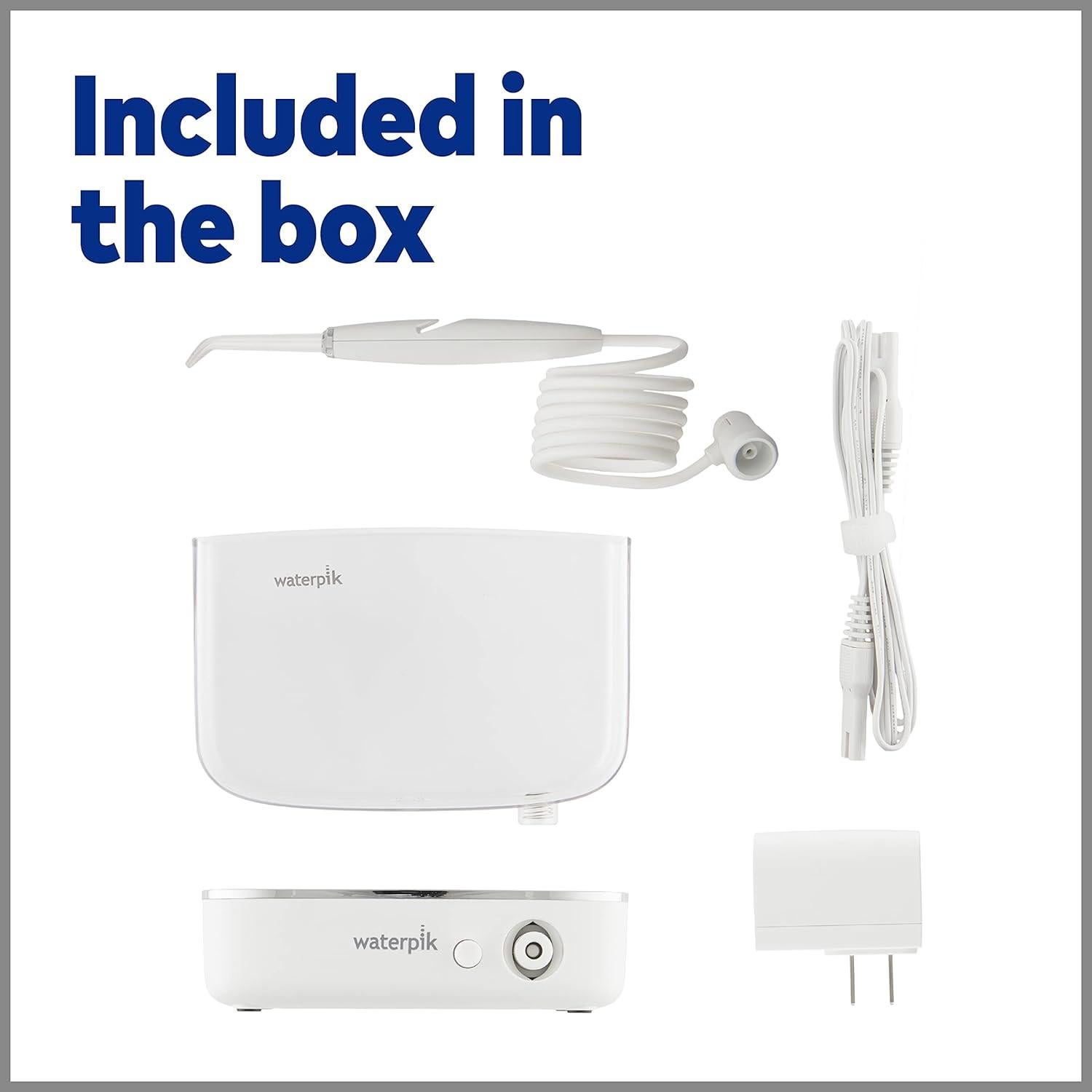 Hilo Dental Portátil Waterpik Sidekick Blanco/Cromo WF-04