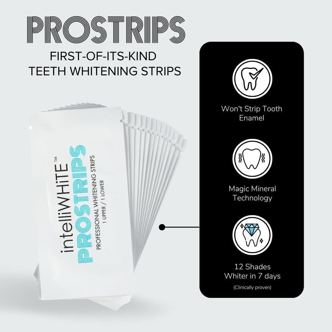 Prostrips - 12 Tonos Más Blancos - 56 Tiras Remineralizantes