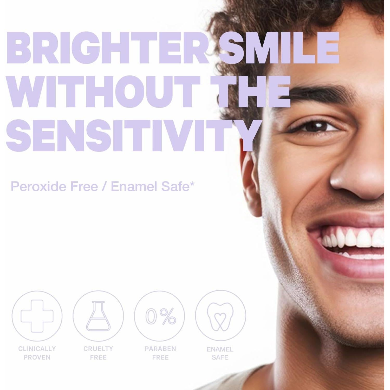 Tiras Blanqueadoras de Dientes Glim - 42 Tiras (21 Tratamientos) Veganas