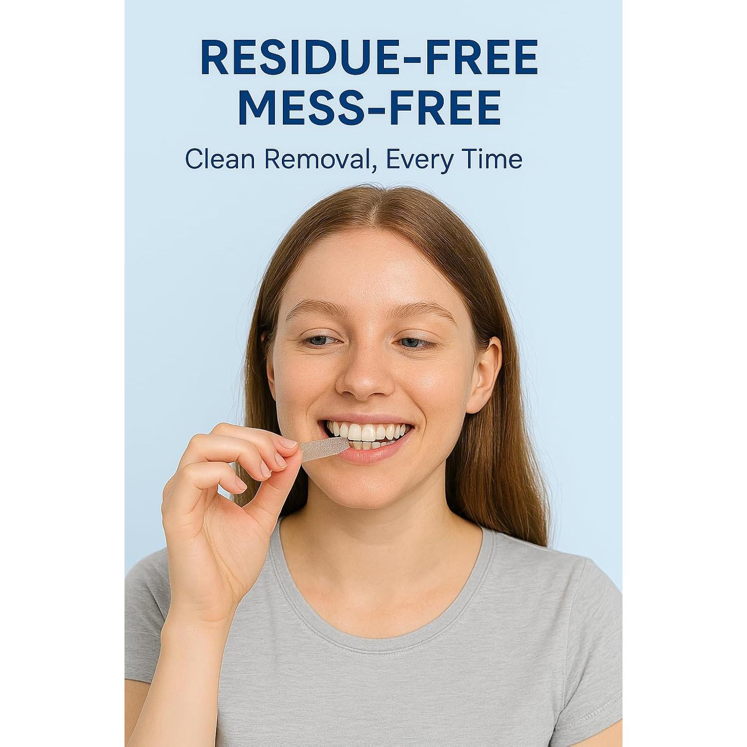 Tiras Blanqueadoras Perlia Sin Peróxido - 14 Tiras (7 Tratamientos)