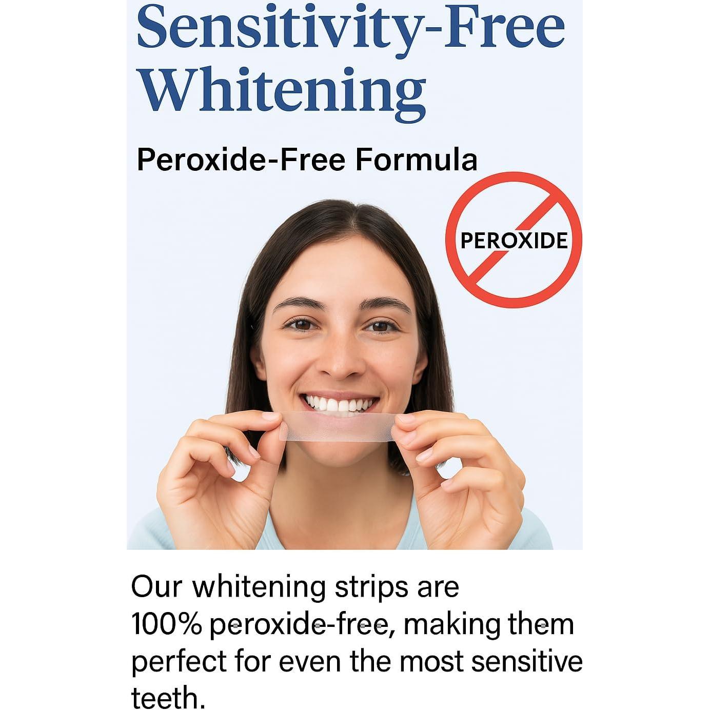 Tiras Blanqueadoras Perlia Sin Peróxido - 14 Tiras (7 Tratamientos)