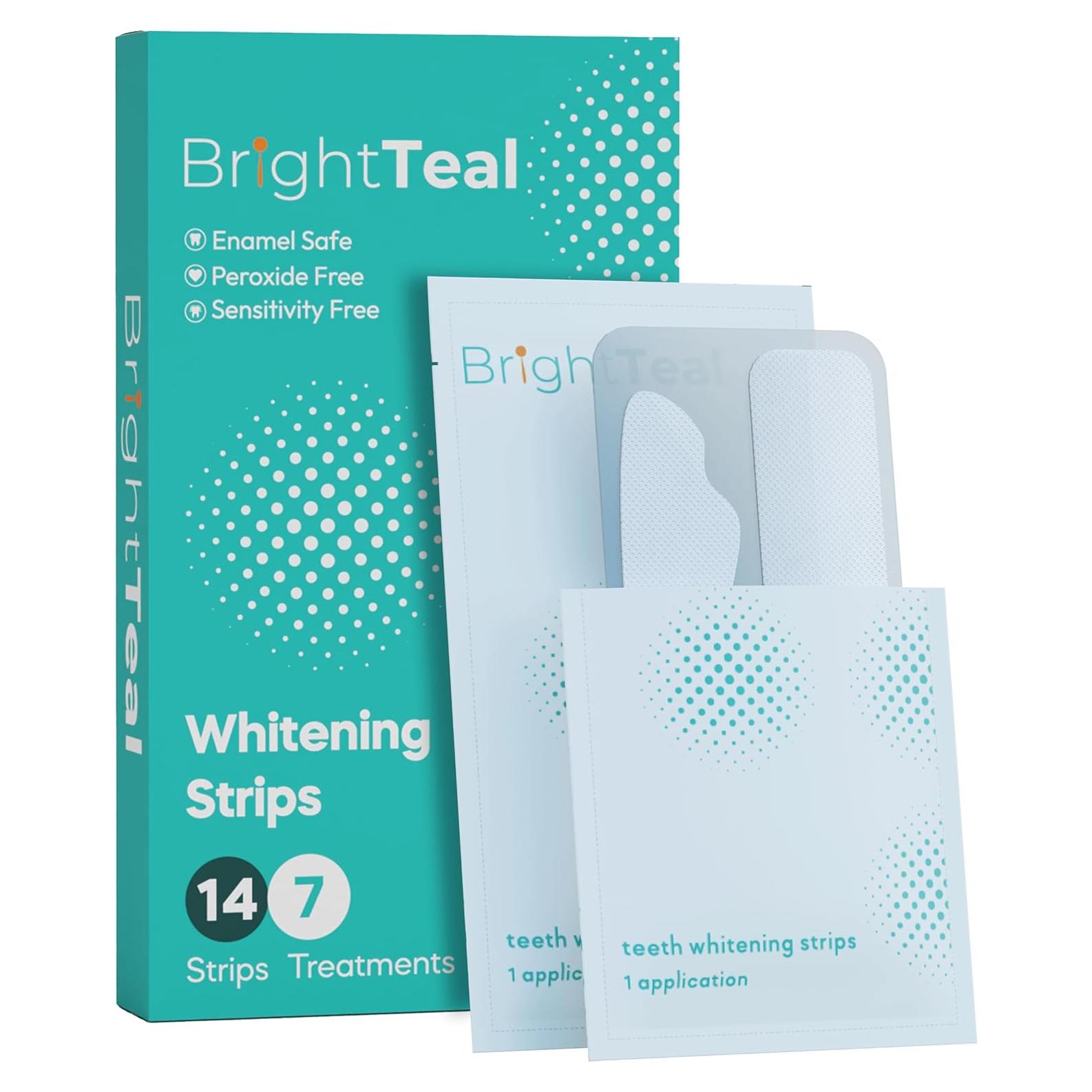 Tiras Blanqueadoras BrightTeal - 14 Tiras - Sin Peróxido