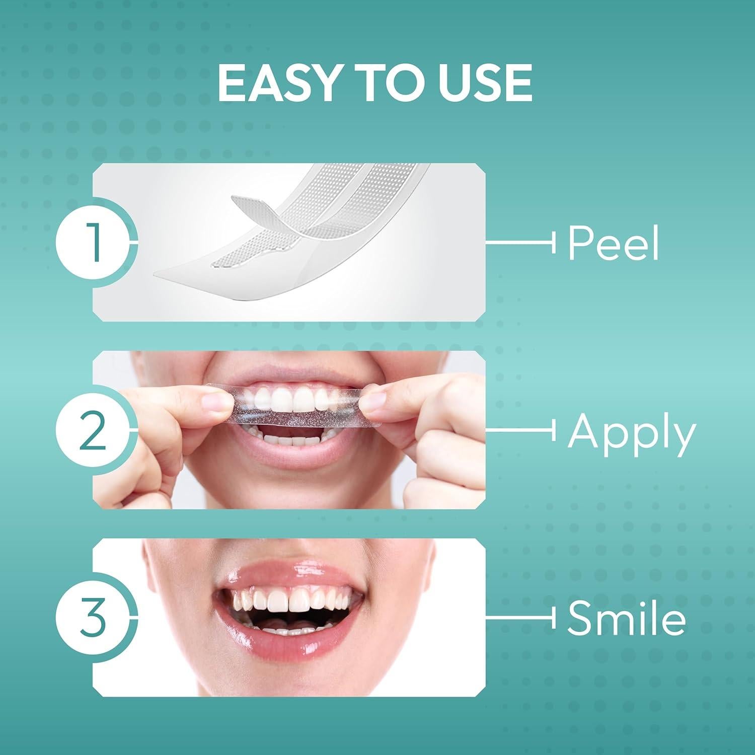 Tiras Blanqueadoras BrightTeal - 14 Tiras - Sin Peróxido