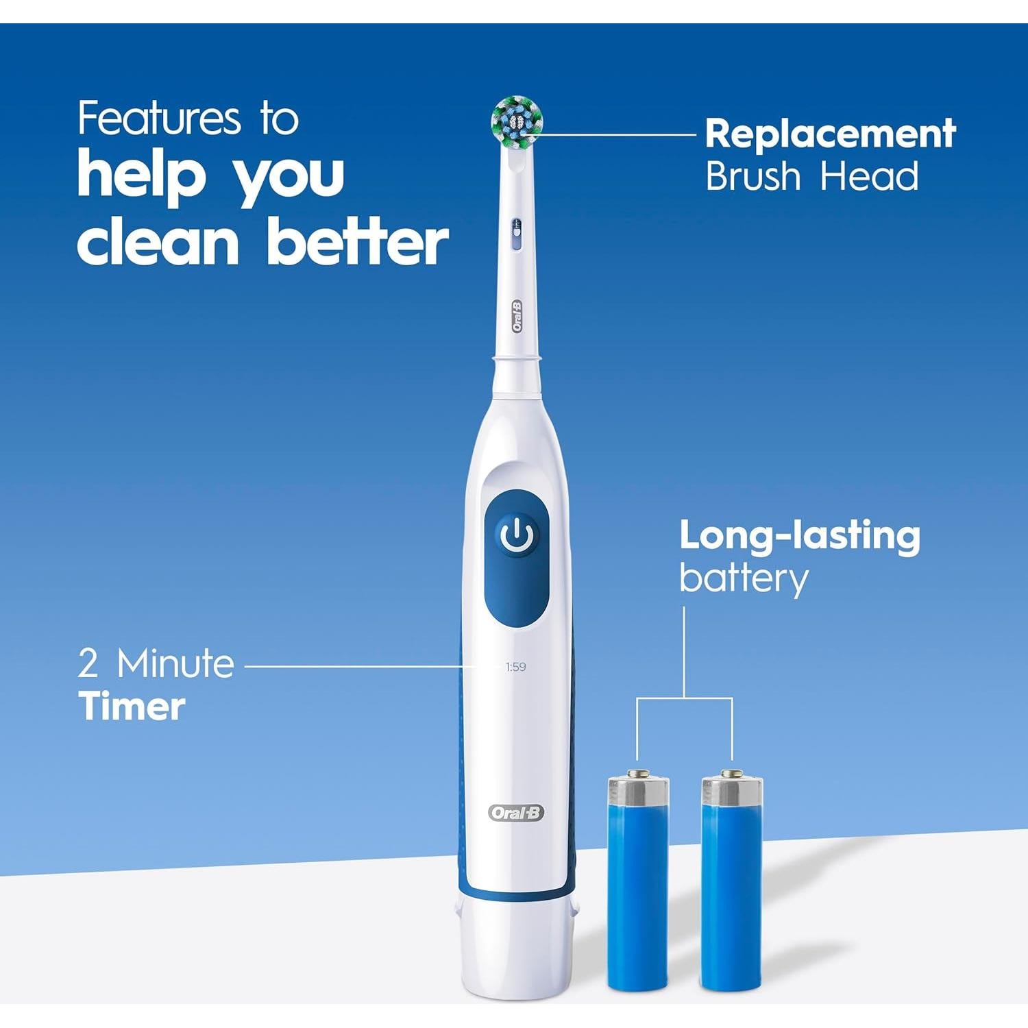 Cepillo de Dientes Eléctrico Oral-B Pro 100 Precision Clean