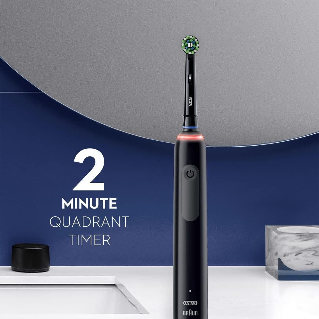 Cepillo de dientes eléctrico Oral-B Smart 1500, Negro, 4 modos