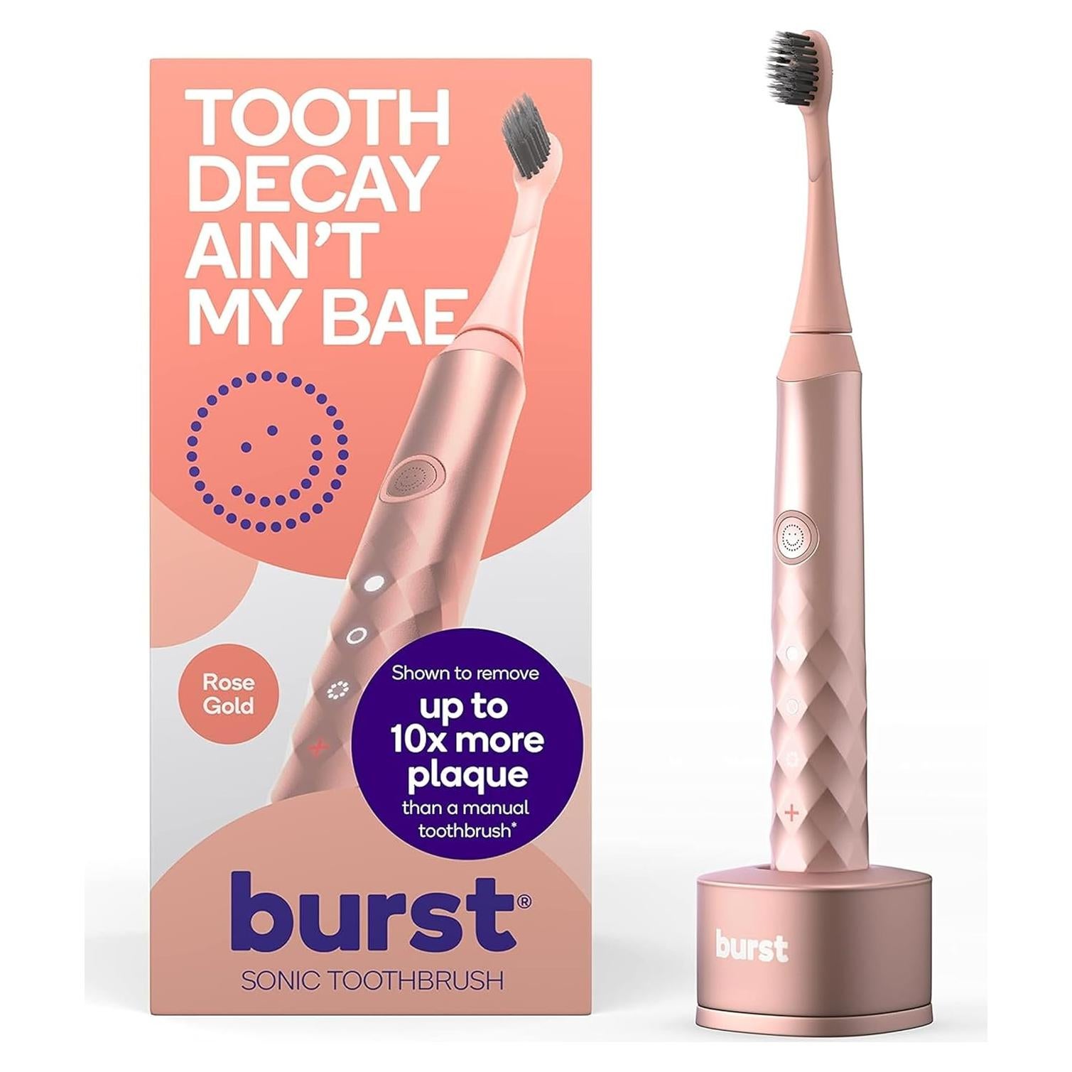 Cepillo de dientes eléctrico sónico BURST Original Oro Rosa