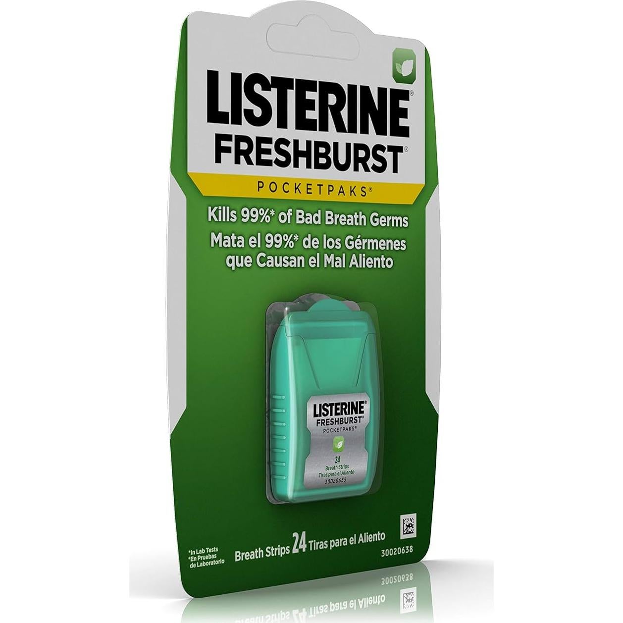 Tiras Refrescantes de Aliento Listerine Freshburst 24 Unidades