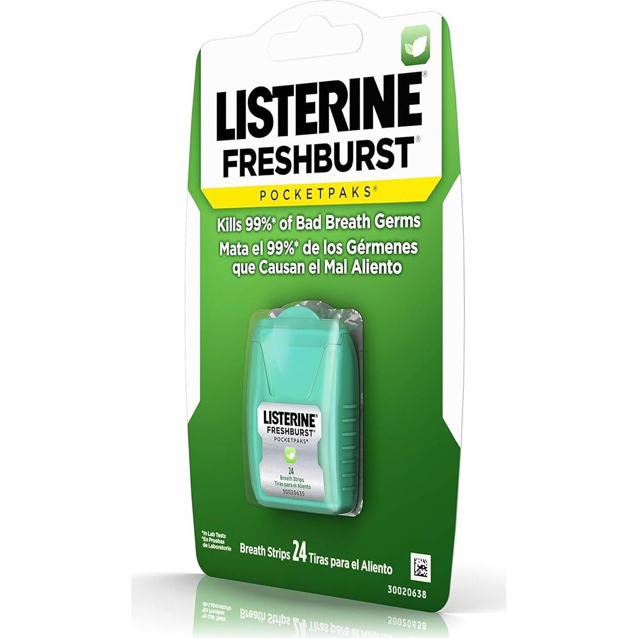 Tiras Refrescantes de Aliento Listerine Freshburst 24 Unidades