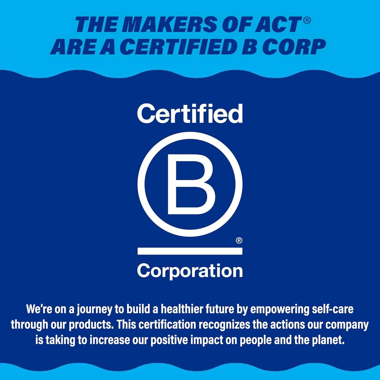 Pastillas para Boca Seca ACT con Xilitol Menta Suave 36 Unidades