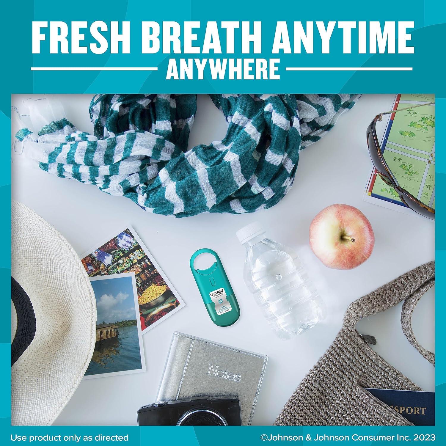 Listerine Pocketmist Spray Oral Menta Fresca 7.7 mL Sin Azúcar