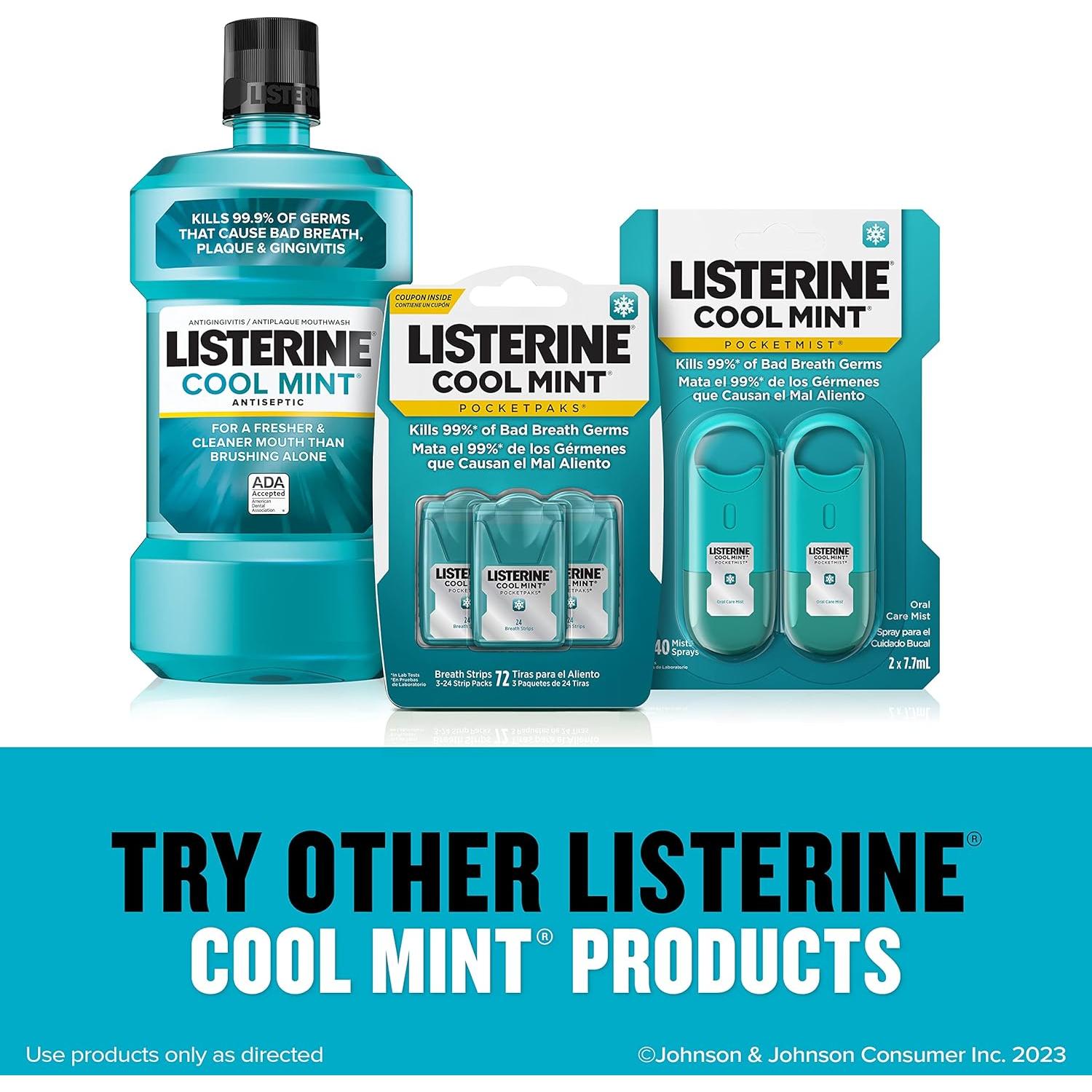 Listerine Pocketmist Spray Oral Menta Fresca 7.7 mL Sin Azúcar