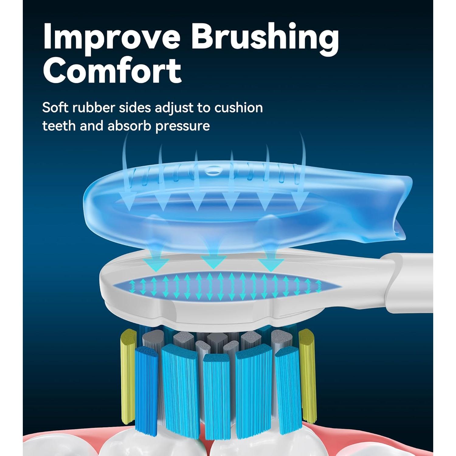 Paquete de 8 cabezales UrbanSatch para Sonicare - Cerdas suaves