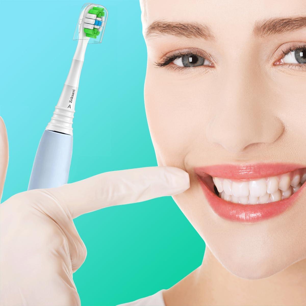 Cabezas de cepillo de dientes Zekuavi para AquaSonic - 8 unidades