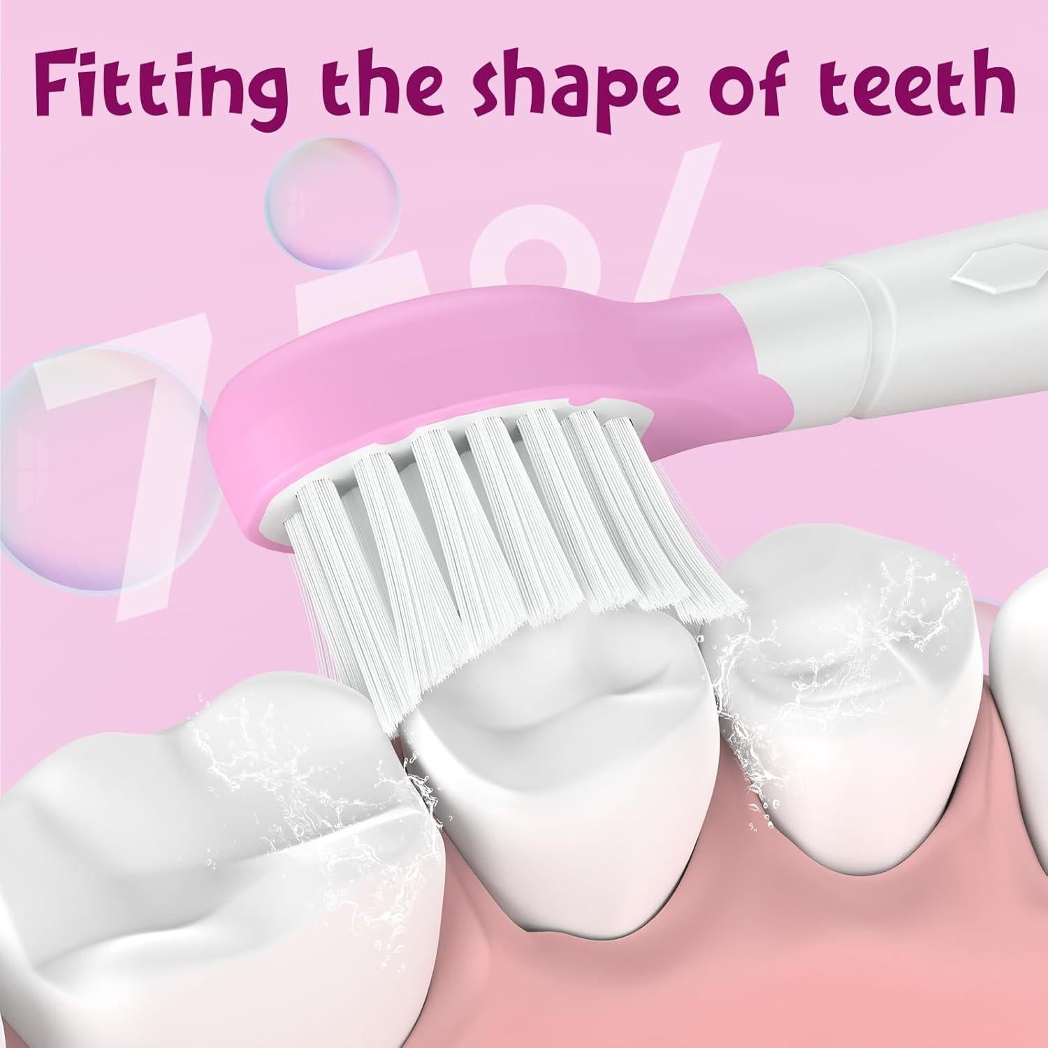 Cabezas de cepillo de dientes eléctricos Ofashu HX6044 para niños