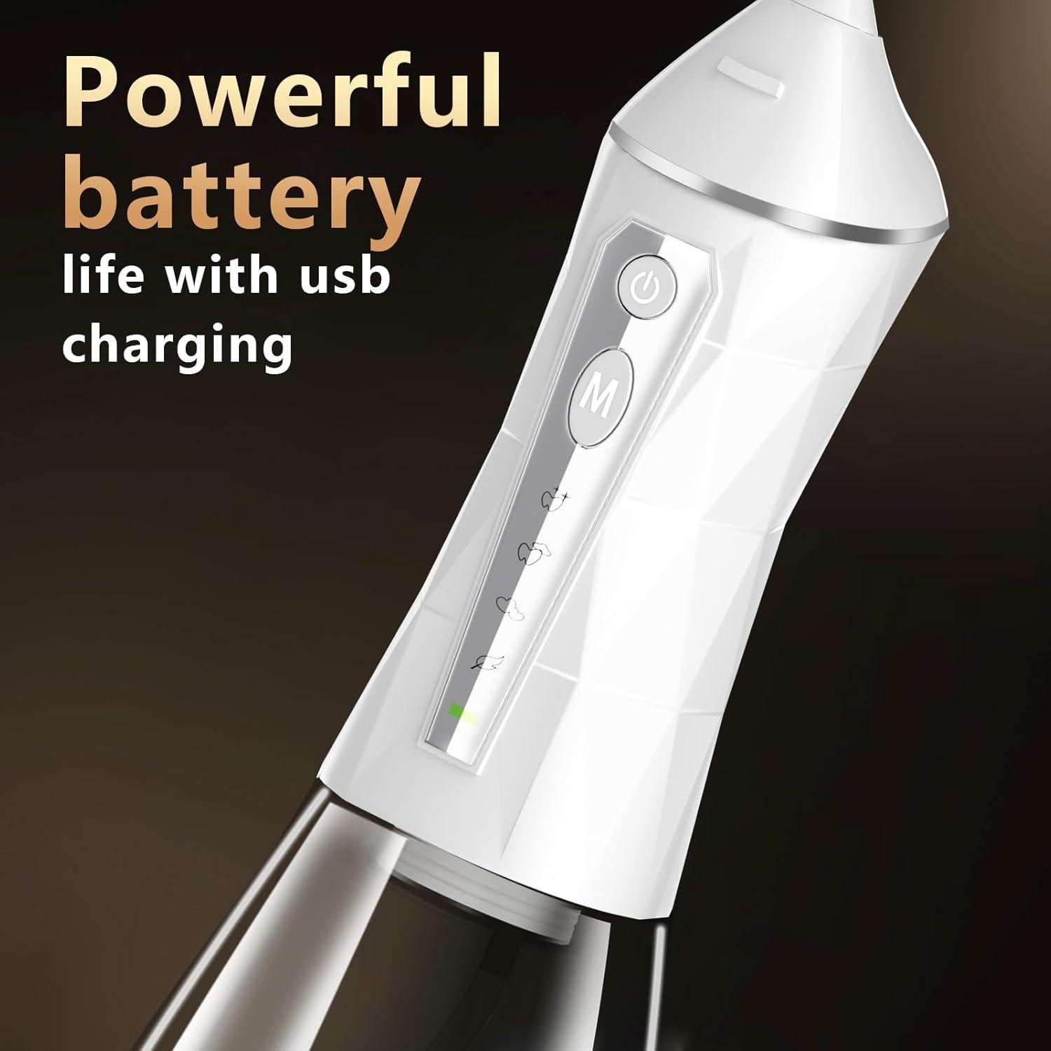 Hilo Dental Eléctrico Lumivoid Blanco 320ml IPX7 4 Modos