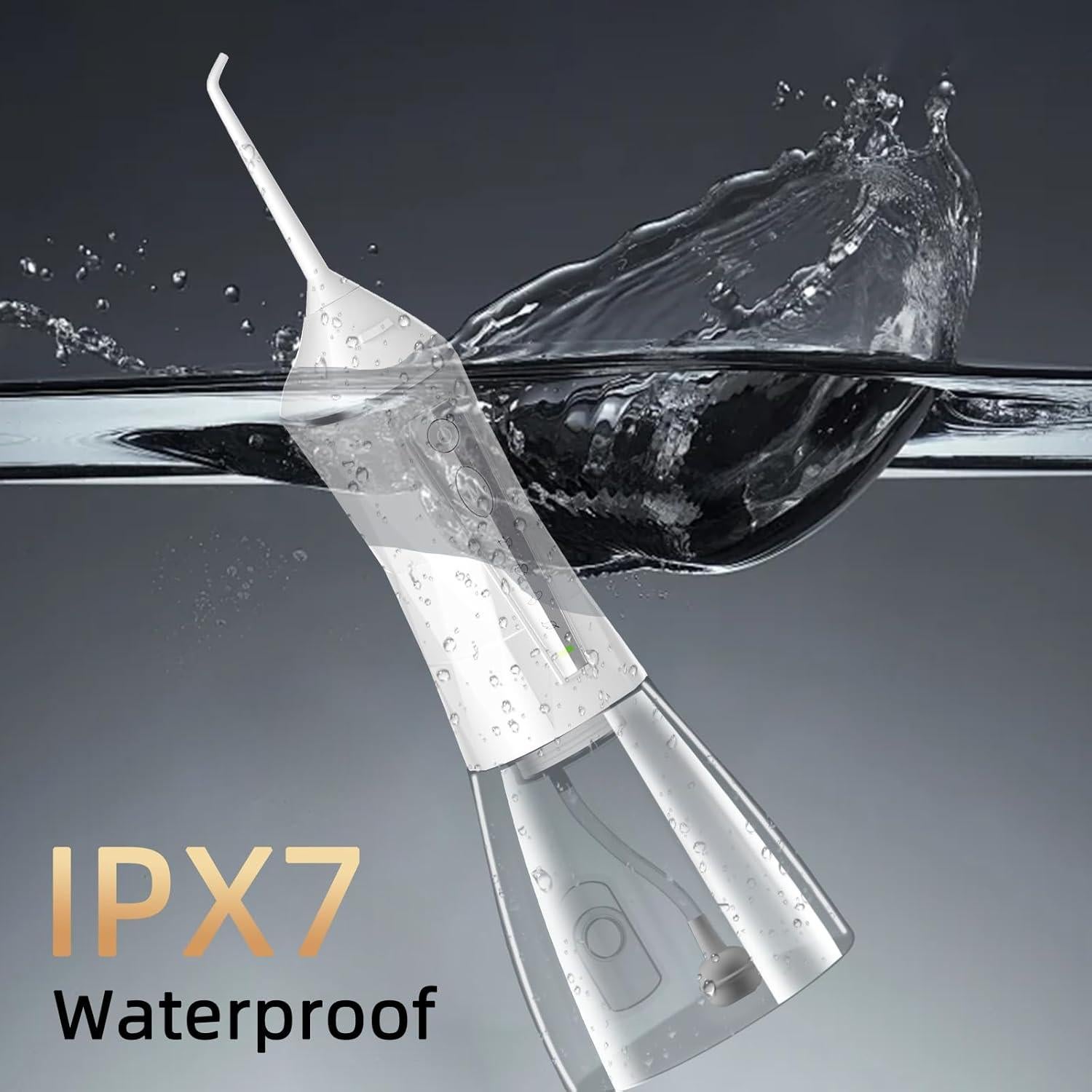 Hilo Dental Eléctrico Lumivoid Blanco 320ml IPX7 4 Modos