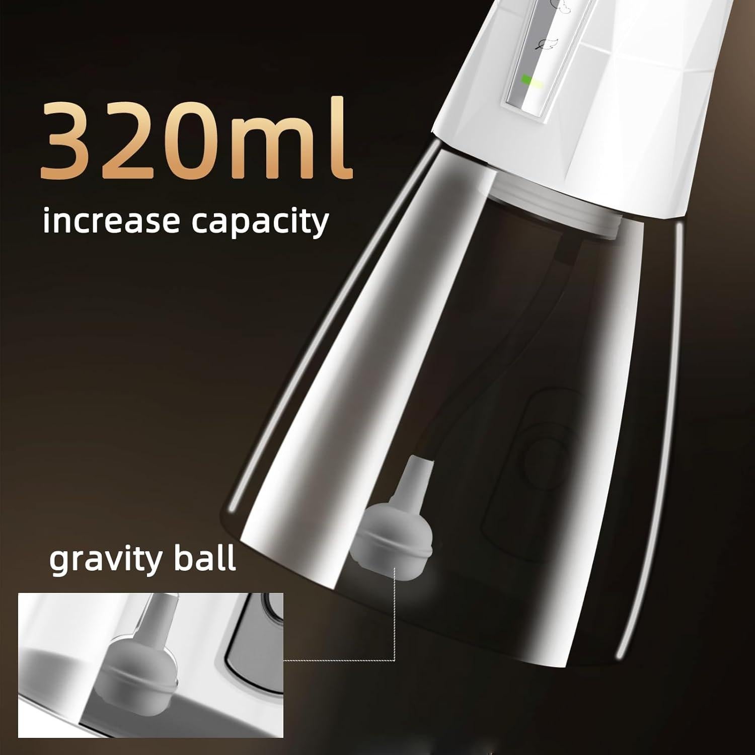 Hilo Dental Eléctrico Lumivoid Blanco 320ml IPX7 4 Modos