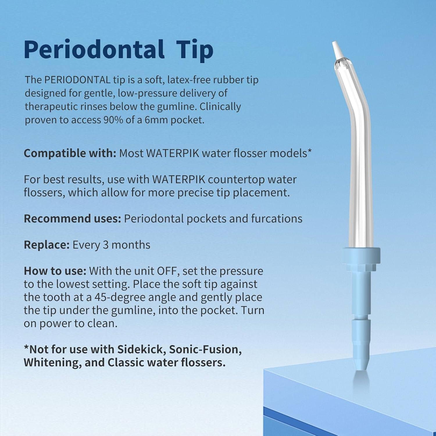 Puntas de Repuesto Waterpik - Combo 10 Puntas para Irrigador Dental