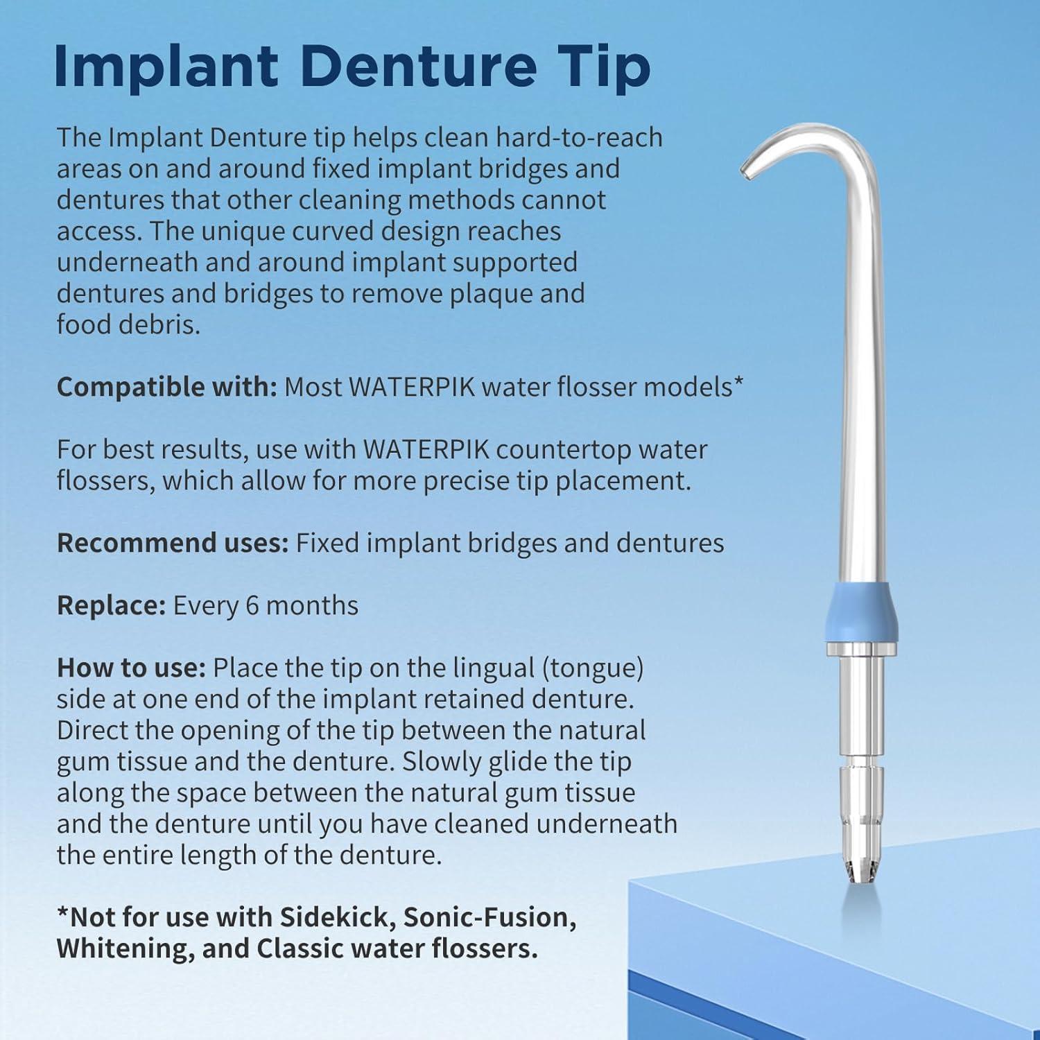 Puntas de Repuesto Waterpik - Combo 10 Puntas para Irrigador Dental