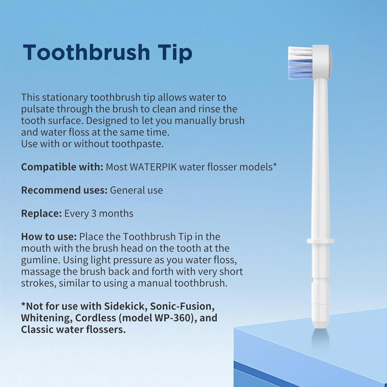 Puntas de Repuesto Waterpik - Combo 10 Puntas para Irrigador Dental