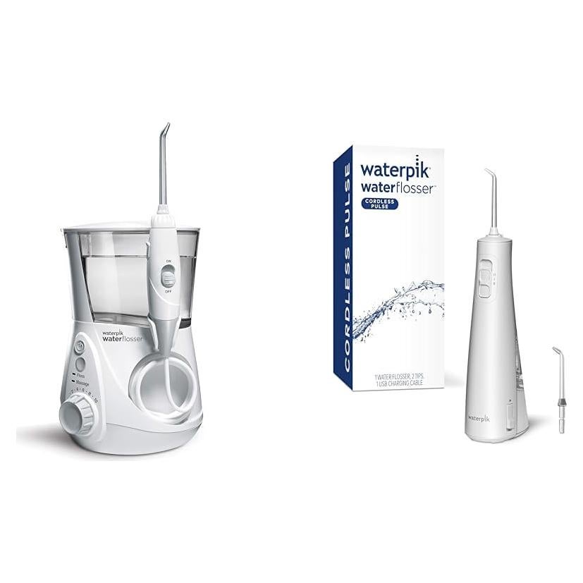 Paquete Irrigador Bucal Waterpik Aquarius WP-660 y WF-20