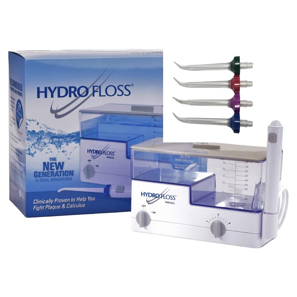 Irrigador Oral HydroFloss con Puntas Sulcus y 800 ml