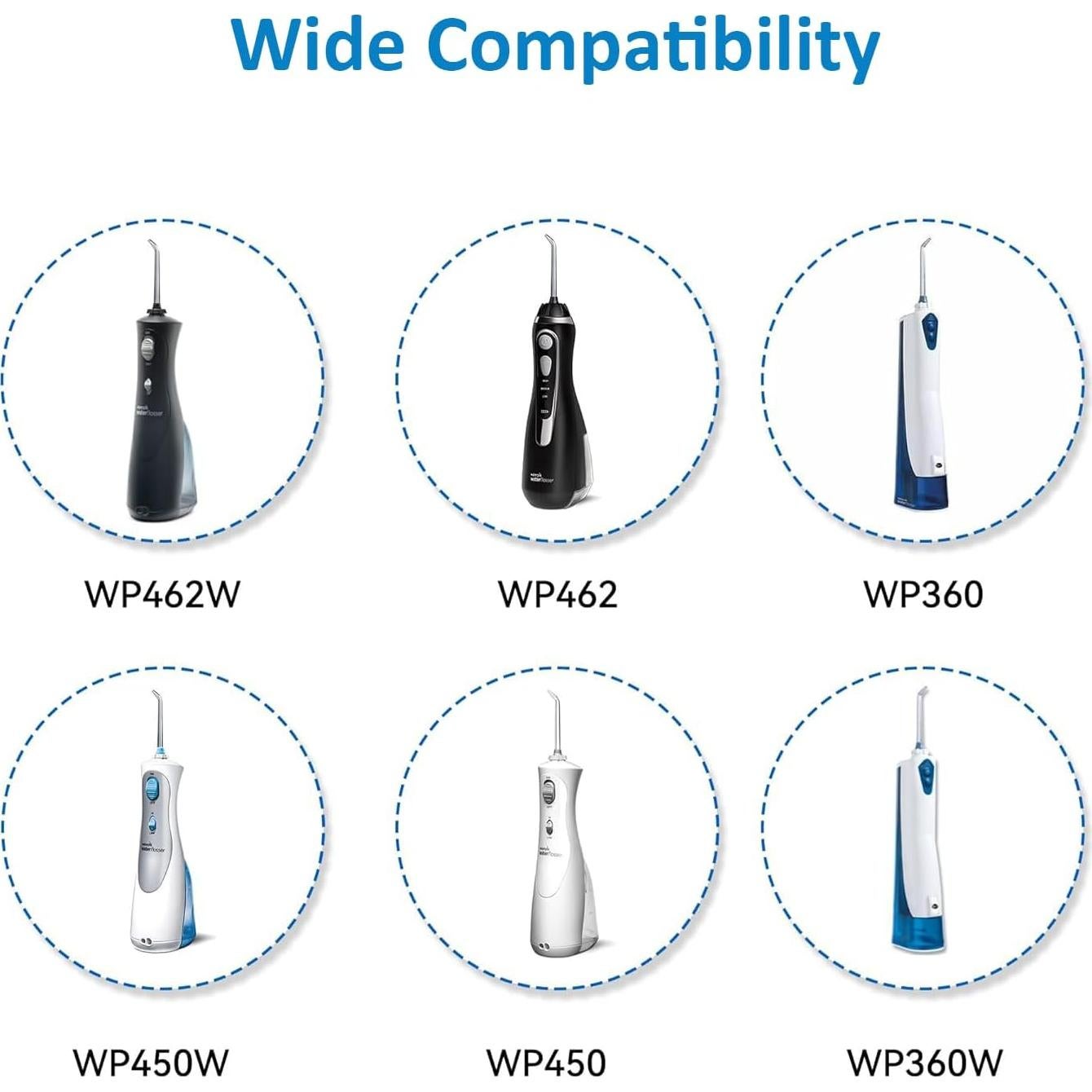 Cargador Reemplazo Waterpik WP360 WP462 WP450 1.5m