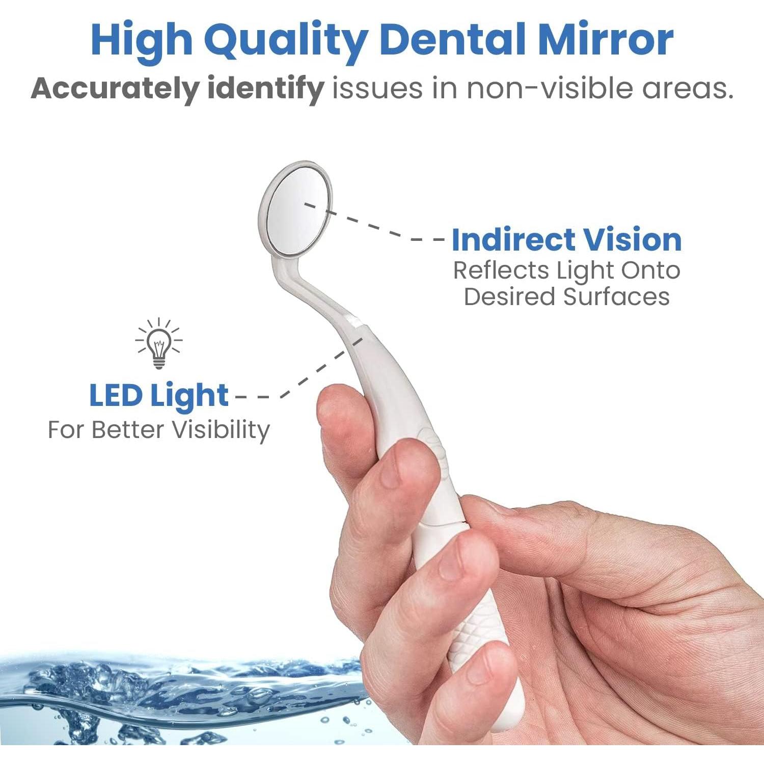 Centro Dental AquaSonic Blanco - Cepillo Eléctrico y Flossador