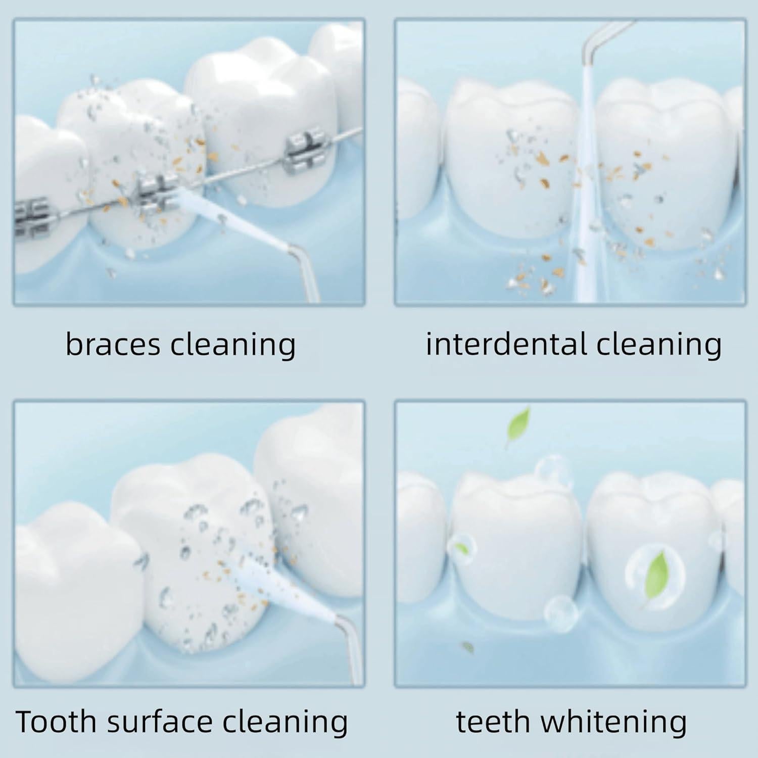 Manguera y Mango de Repuesto Waterpik WP-100 WP-300 Blanco