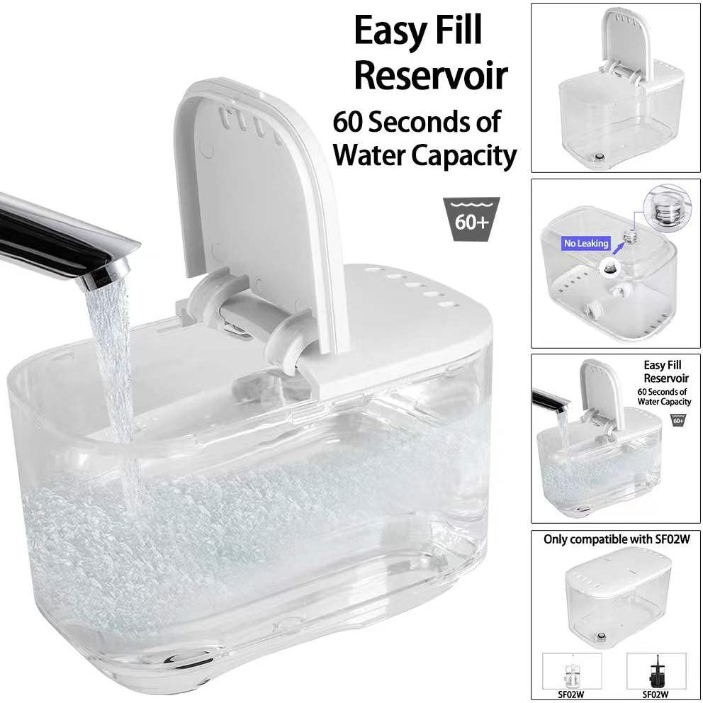 Tanque Blanco para Irrigador Oral Waterpik SF-02W SF-02