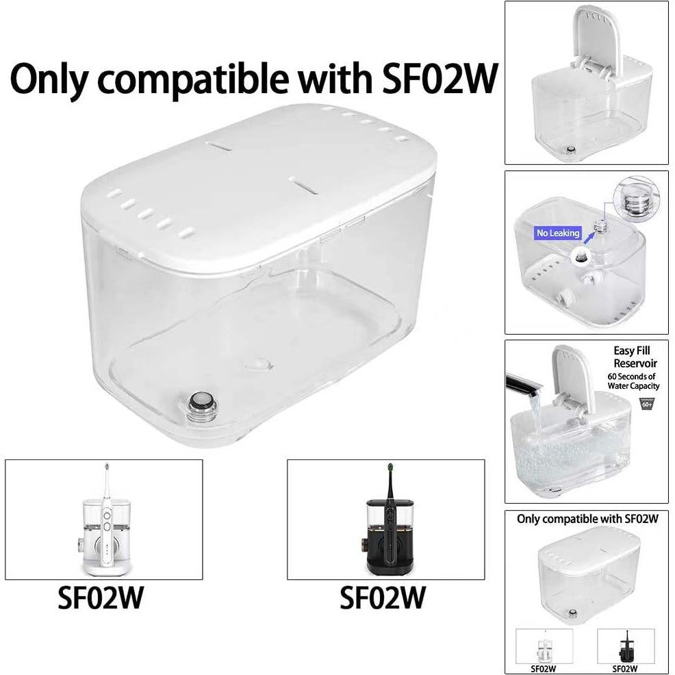 Tanque Blanco para Irrigador Oral Waterpik SF-02W SF-02