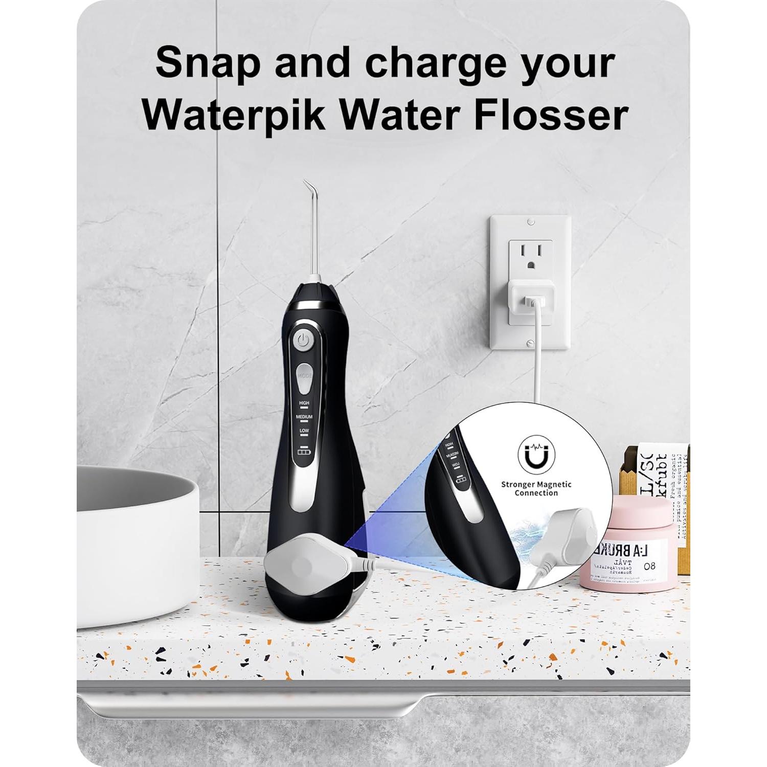 Cargador WUKUR para Irrigador Waterpik WP-580 2.0 90g