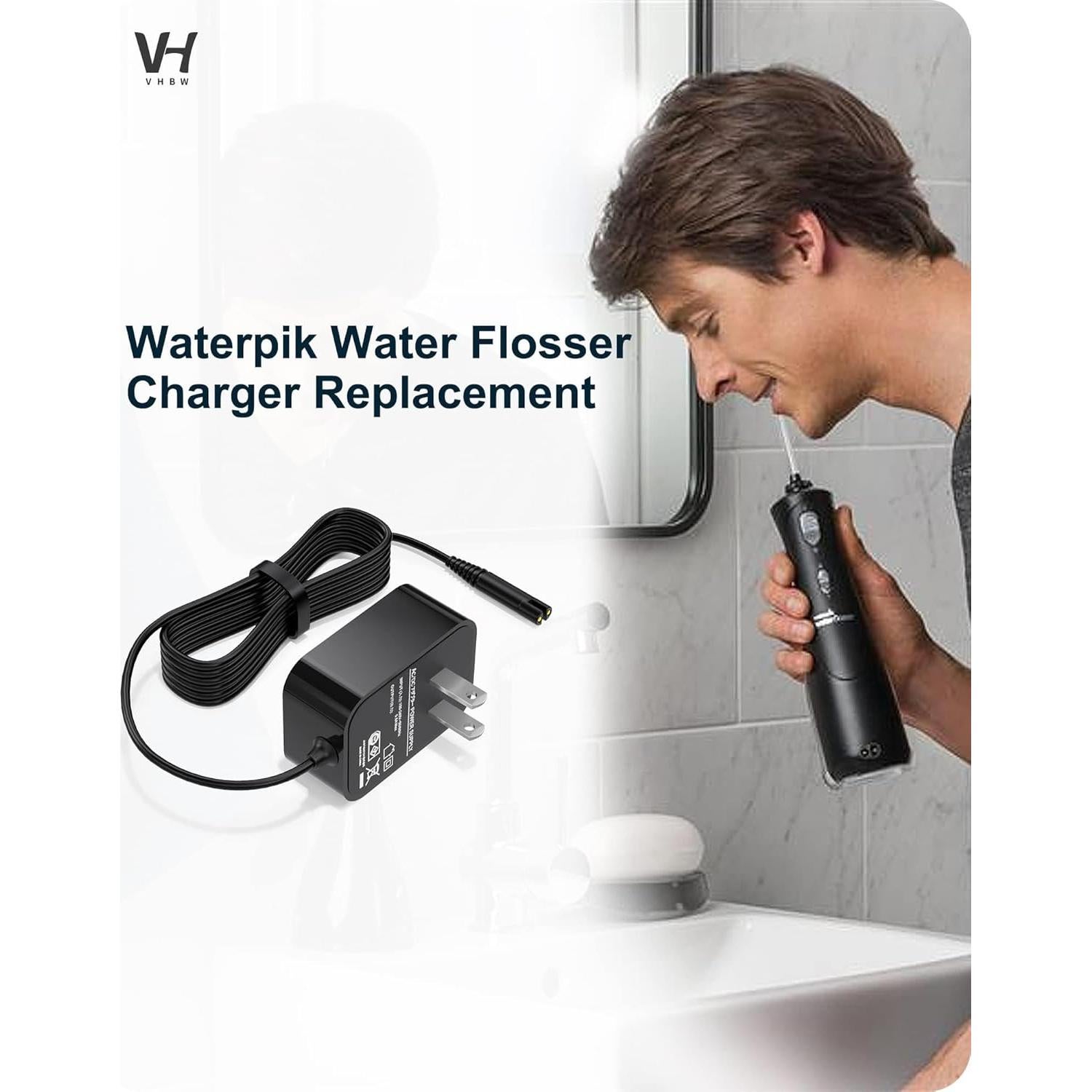 Cargador de Reemplazo VHBW para Waterpik WP360 WP450 3V