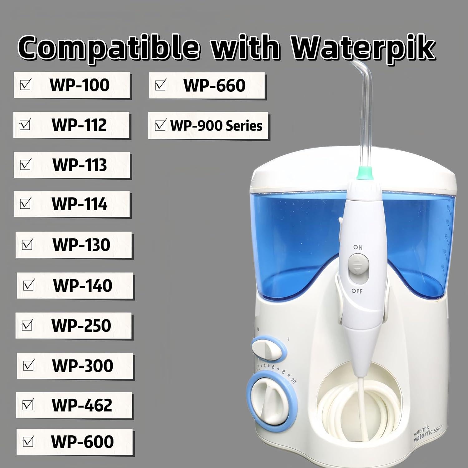 Manguera y Mango de Reemplazo Waterpik WP-100 WP-300 WP-660