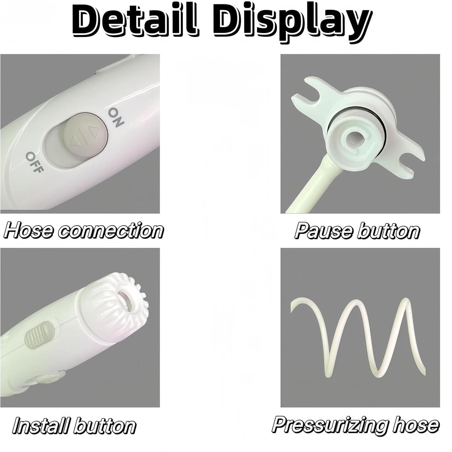 Manguera y Mango de Reemplazo Waterpik WP-100 WP-300 WP-660