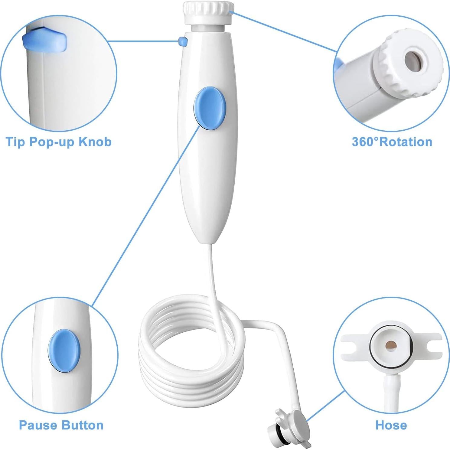 Mango de Manguera de Agua IIYL Compatible con Waterpik WP-100
