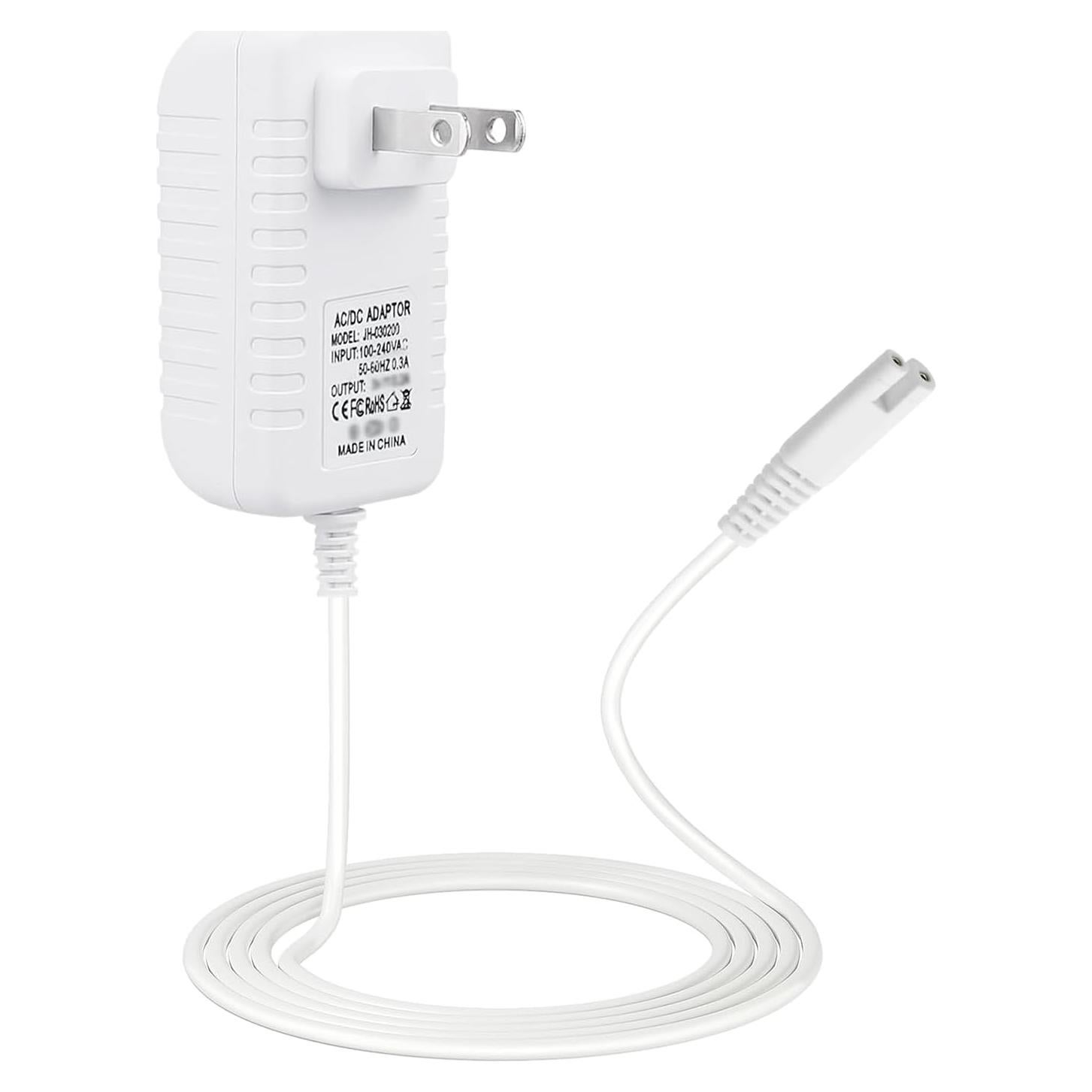 Cargador de Reemplazo Waterpik 3V 200mA 1.5M 2 Patas