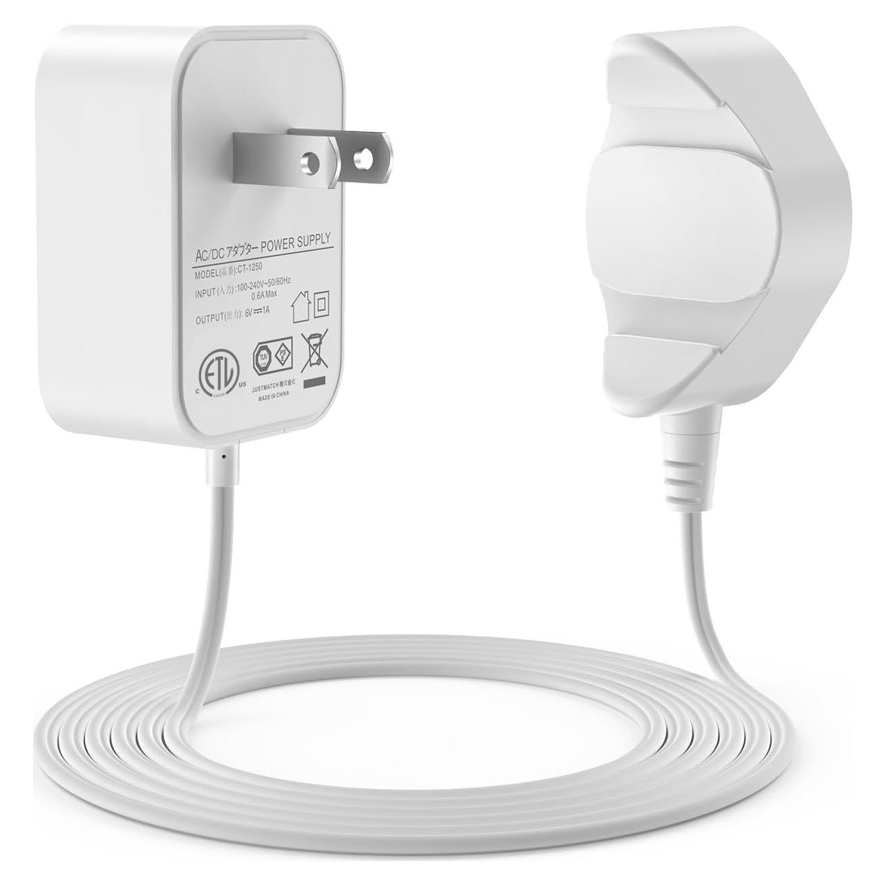 Cargador Magnético Waterpik WP-560 WP-562 WP-563 Negro 1.8m